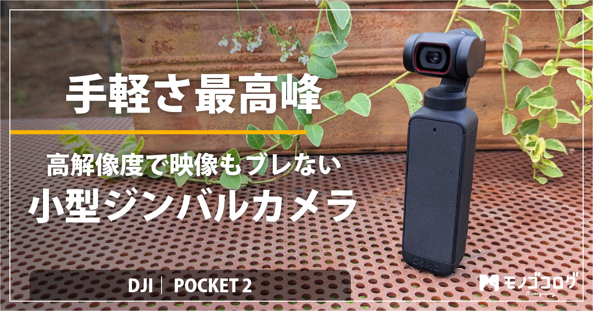 思い出を動画に】DJI Pocket 2 (ポケット2)の使い心地は？デメリットは